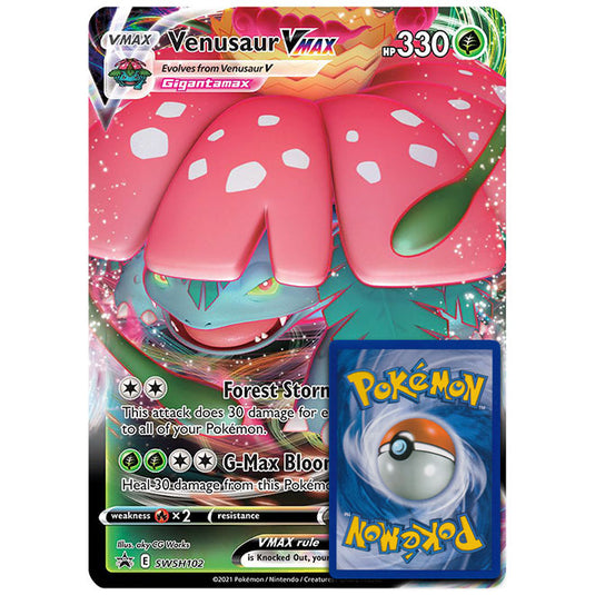 Pokemon - Venusaur VMAX - Oversized Promo Card (SWSH102)