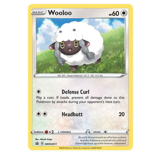 Pokemon - Sword & Shield - SWSH Black Star Promos - Wooloo - SWSH011