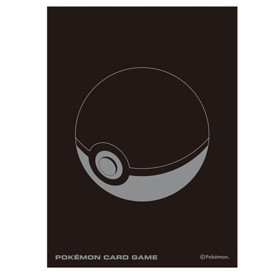 Pokemon - Black Poke Ball - Card Sleeves (64 Sleeves)