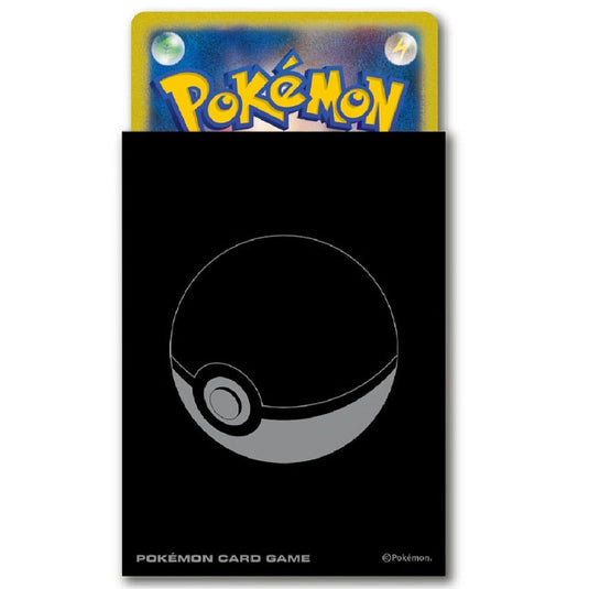 Pokemon - Black Poke Ball - Card Sleeves (64 Sleeves)