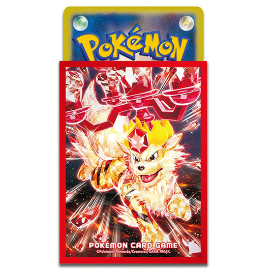 Pokemon - Premium Gloss Terastal Arcanine - Card Sleeves (64 Sleeves)