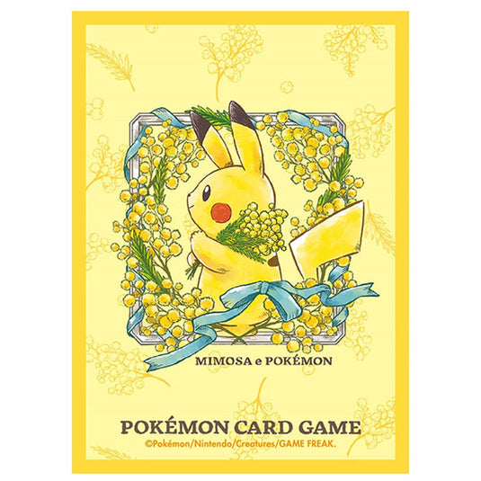 Pokemon - MIMOSA e POKEMON - Pikachu - Card Sleeves (64 Sleeves)