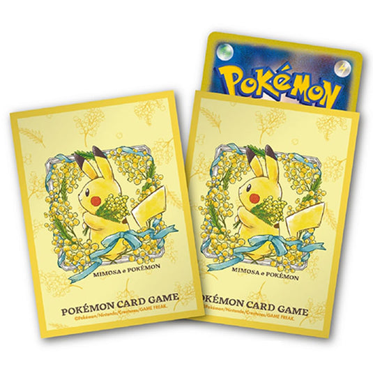 Pokemon - MIMOSA e POKEMON - Pikachu - Card Sleeves (64 Sleeves)