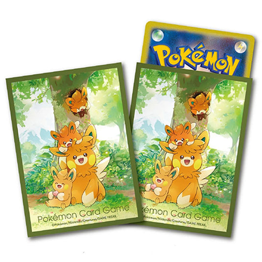 Pokemon - Pawmot Family - Card Sleeves (64 Sleeves)