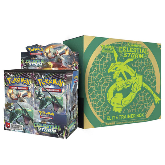Pokemon - Sun & Moon - Celestial Storm - Booster Box & Elite Trainer B Pokemon - Sun & Moon - Celestial Storm - Booster Box & Elite Trainer B