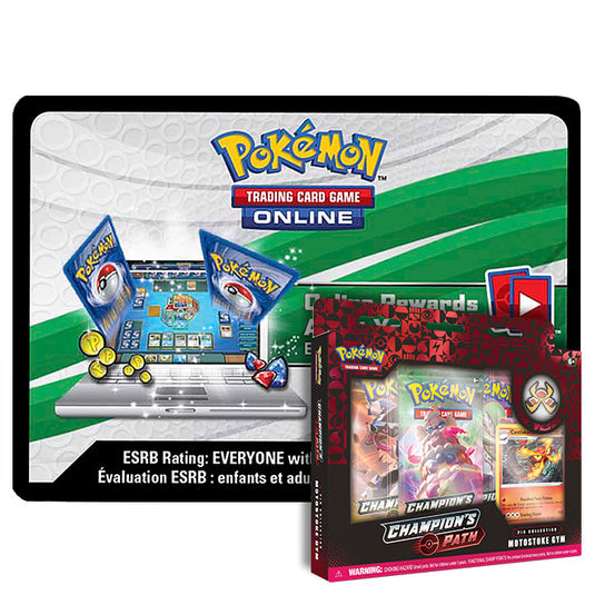 Pokemon - Motostoke Gym Pin Collection - Online Code Card