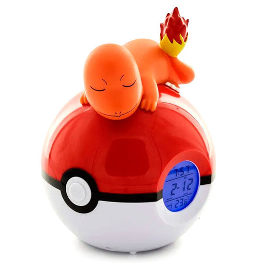 Pokemon Charmander - Pokeball Lamp - Alarm Clock