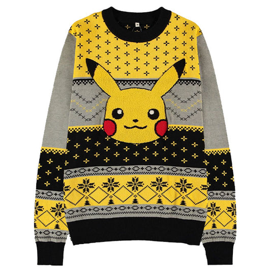 Pokemon - Pikachu - Men's Christmas Jumper - Medium