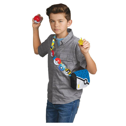 Pokemon Clip 'N' Go Pokeball Bandolier Set Pikachu