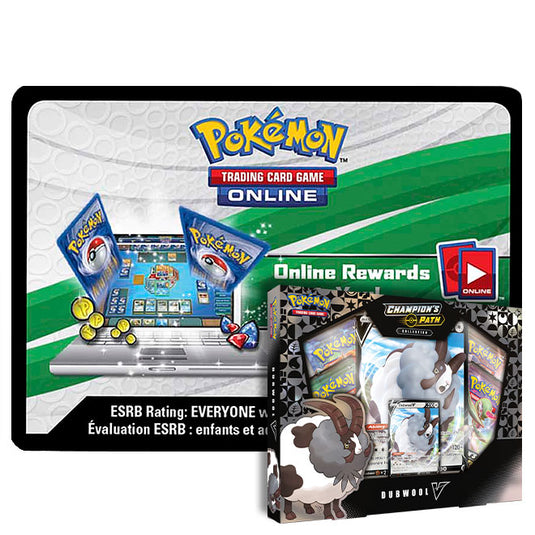 Pokemon - Dubwool V Box - Online Code Card Pokemon - Dubwool V Box - Online Code Card