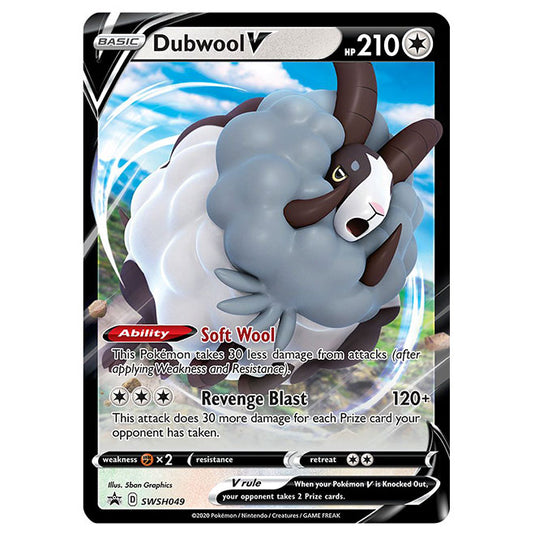 Pokemon - Sword & Shield - SWSH Black Star Promos - Dubwool V - SWSH049