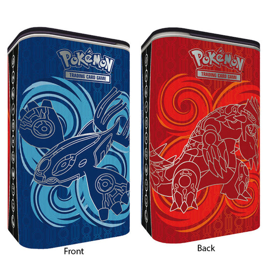 Elite Trainer Deck Shield Tin 2015 - Primal Groudon & Primal Kyogre