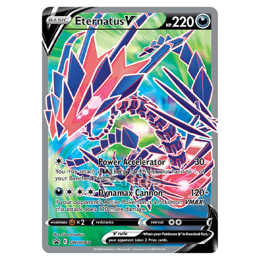 Pokemon - Sword & Shield - SWSH Black Star Promos - Eternatus V - SWSH044