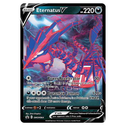 Pokemon - Sword & Shield - SWSH Black Star Promos - Eternatus V - SWSH064