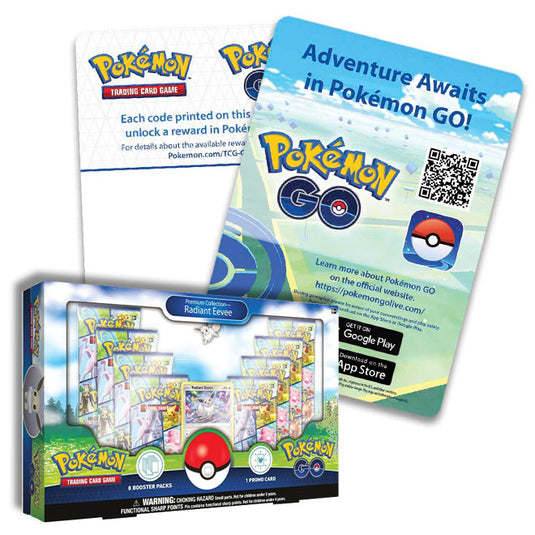 pokemon go tcg code card Pokemon - Pokemon Go - Radiant Eevee - Premium Collection