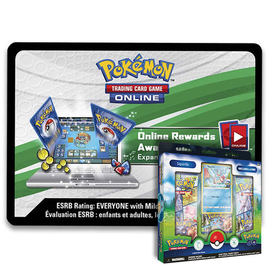 Pokemon - Pokemon GO Squirtle Pin Collection - Online Code Card