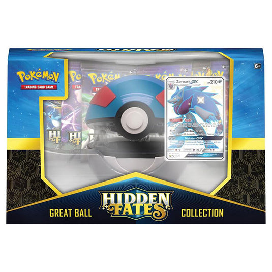 Pokemon - Hidden Fates - Poke Ball Collection Box - Shiny Zoroark-GX