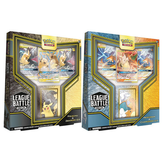 Pokemon - League Battle Decks - Reshiram & Charizard-GX + Pikachu & Zekrom-GX