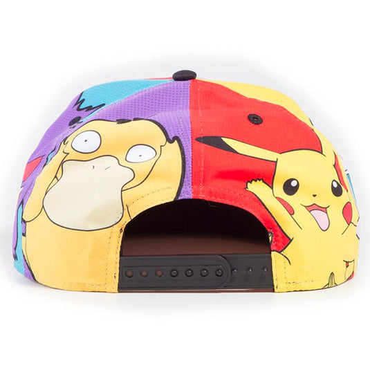 Pokemon - Multi Pop Art Snapback Cap