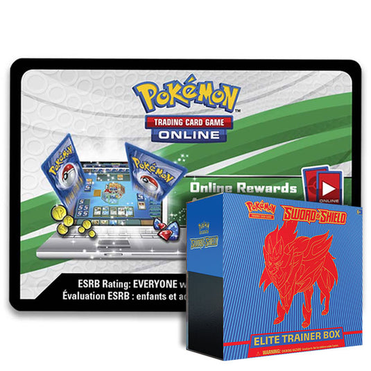 Pokemon - Sword and Shield Elite Trainer Box (Zamazenta) - Online Code Card