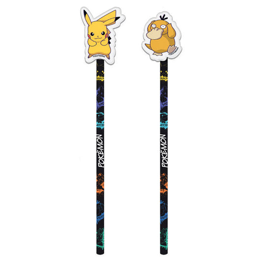 Pokemon - Pikachu & Psyduck Pencil Set