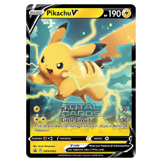 Pokemon - Sword & Shield - SWSH Black Star Promos - Pikachu V - SWSH063