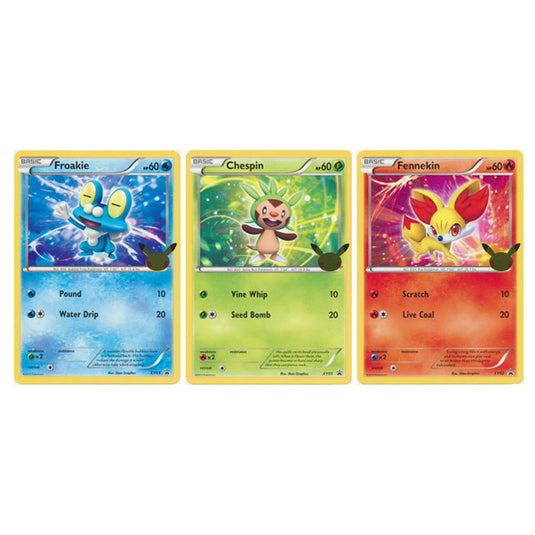 Pokemon - 25th Anniversary Kalos Starters - 3 Pack Oversize Booster Exclusive