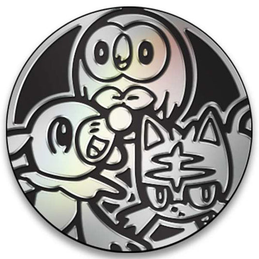 Pokemon - Rowlet, Litten & Popplio Coin