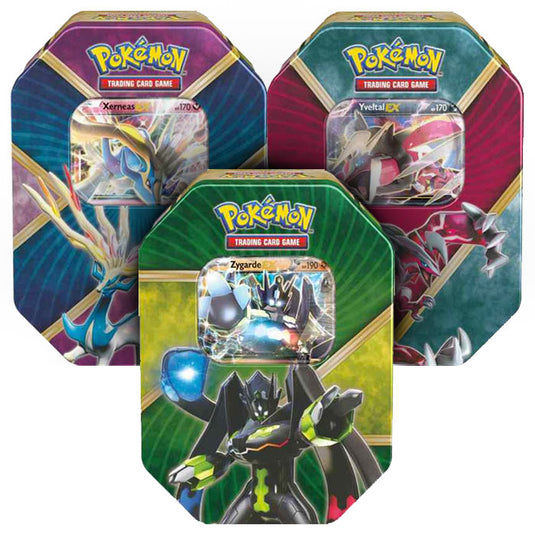 Pokemon - Shiny Kalos Tin Set - Xerneas-EX - Yveltal-EX - Zygarde-EX