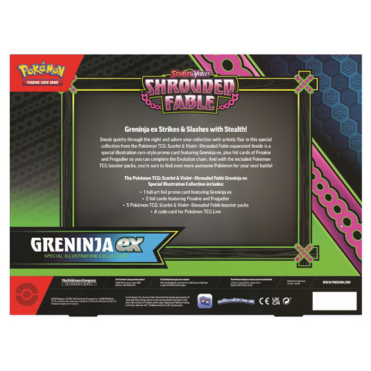 Pokemon - Scarlet & Violet - Shrouded Fable - Greninja ex Box