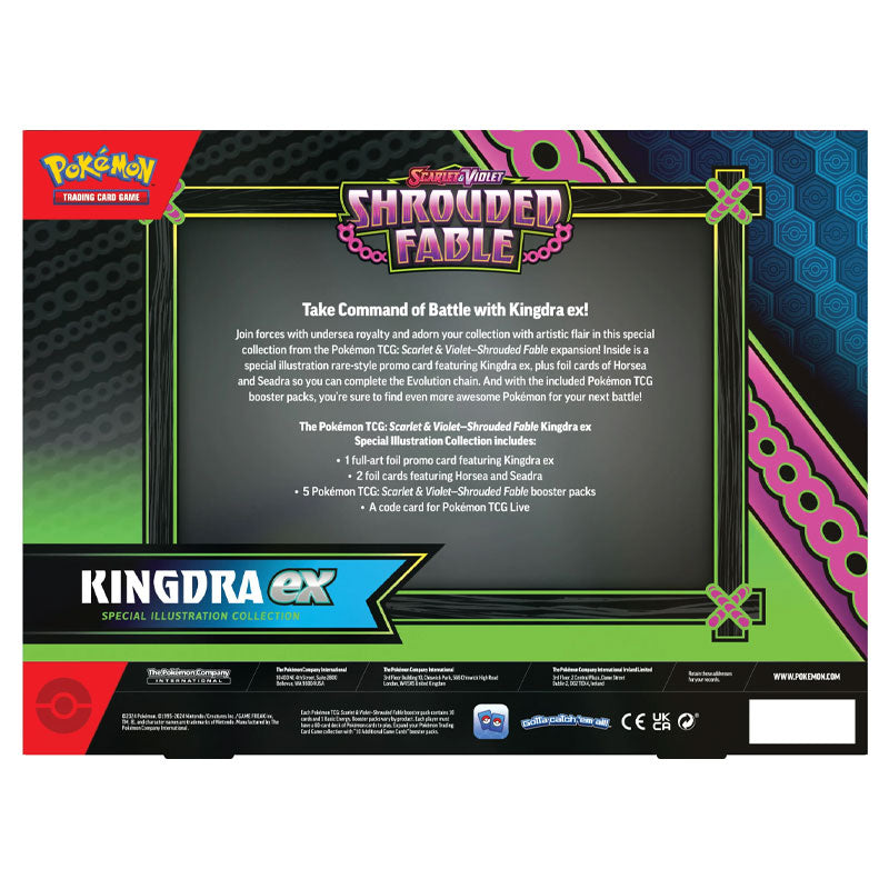 Pokemon Kingdra Ex SIR Promo 131/091 Shrouded Fable Custom Case, Foil, Near Mint Pokemon Kingdra Ex SIR Promo 131/091 Shrouded Fable Custom Case, Foil, Near Mint