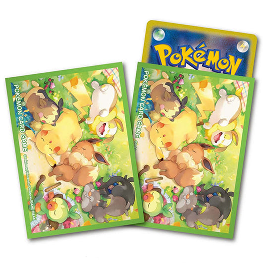 Pokemon - Pikachu Minna Otsukaresama - Card Sleeves (64 Sleeves)