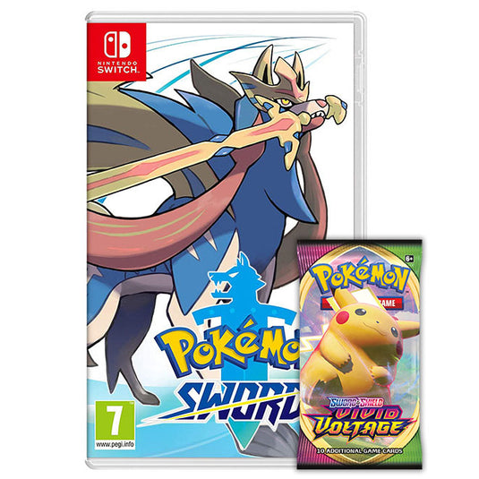 Pokemon - Sword - Nintendo Switch (Free Booster Pack Included!)