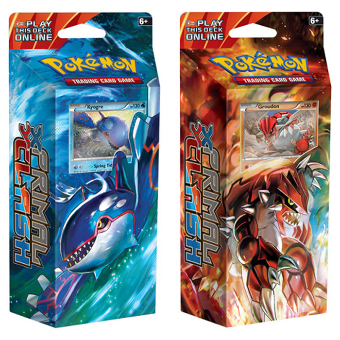 XY Primal Clash - Primal Groudon & Primal Kyogre - Theme Deck Set XY Primal Clash - Primal Groudon & Primal Kyogre - Theme Deck Set