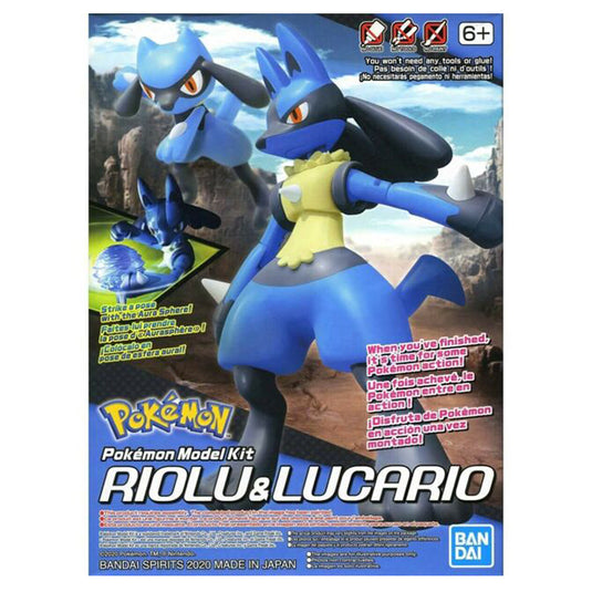 Pokemon - Model Kits - Riolu & Lucario