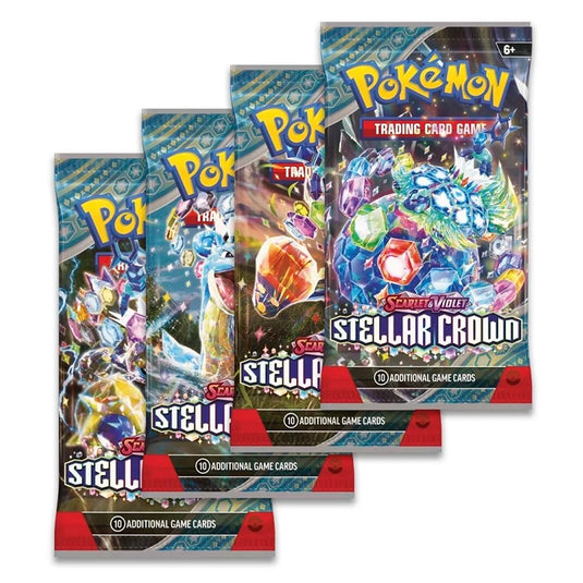 pokemon scarlet and violet stellar crown booster box boosters