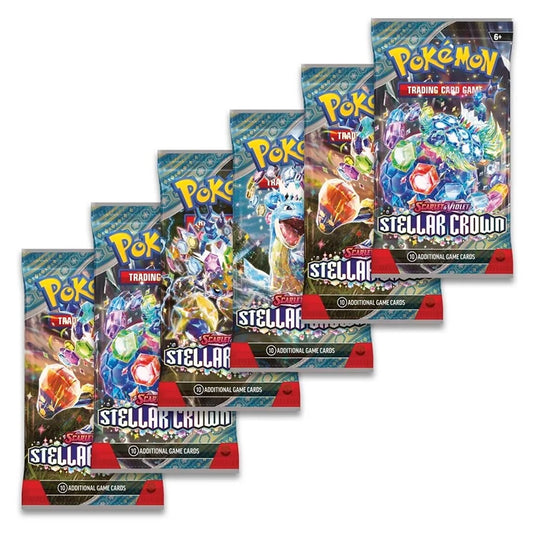 pokemon scarlet and violet stellar crown booster bundle packs