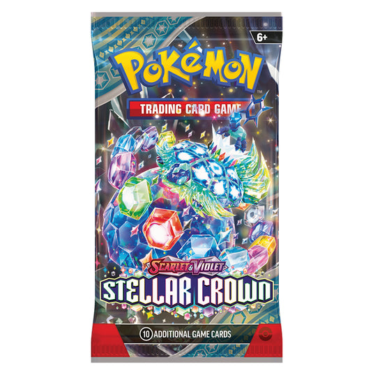 pokemon scarlet and violet stellar crown booster pack terapagos