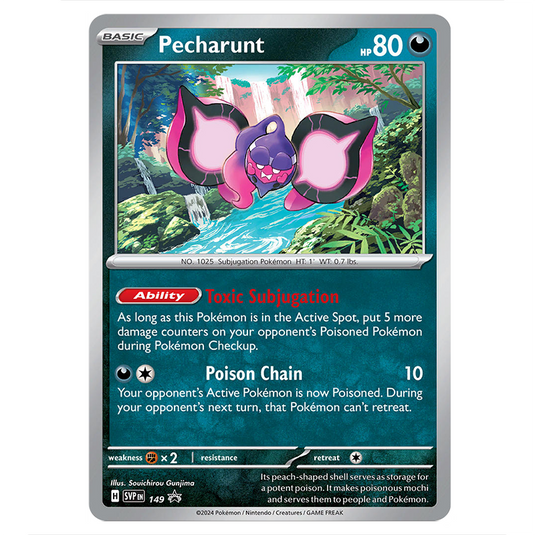 pokemon shrouded fable pecharunt SVP 149 card new