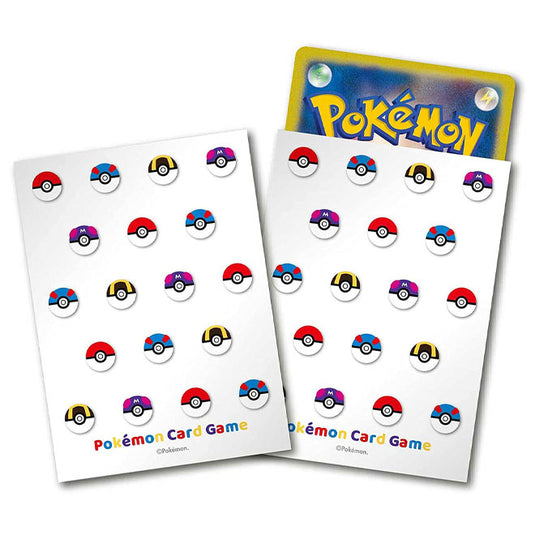 Pokemon - Poke Ball Design - Card Sleeves (64 Sleeves)