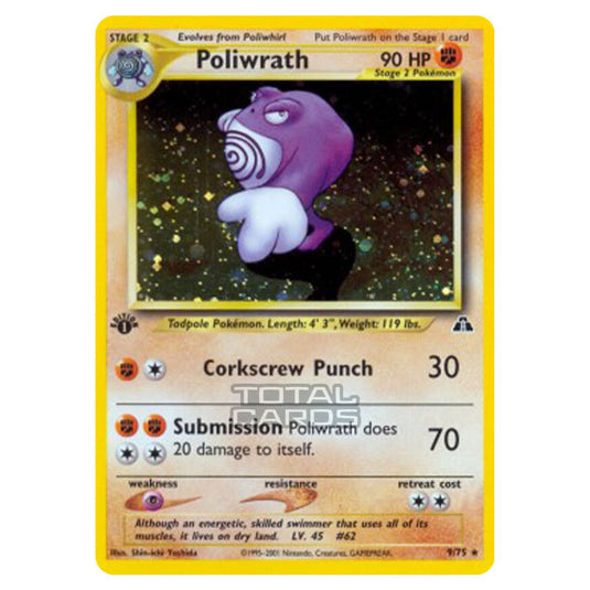 shiny poliwrath pokemon card Pokemon - Neo - Neo Discovery - Poliwrath