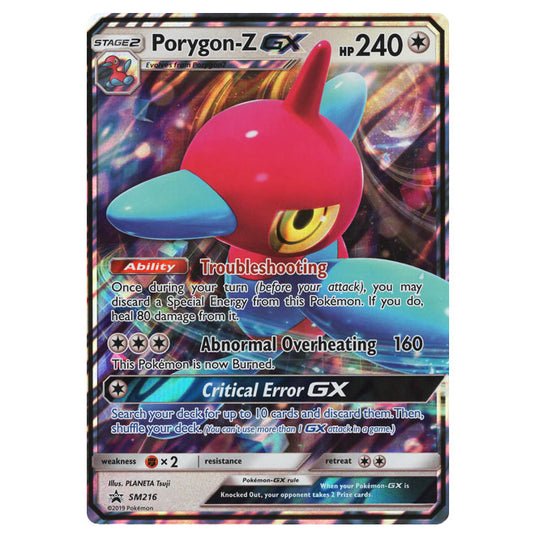 Pokemon - Sun & Moon - SM Black Star Promos - Porygon-Z GX - SM216