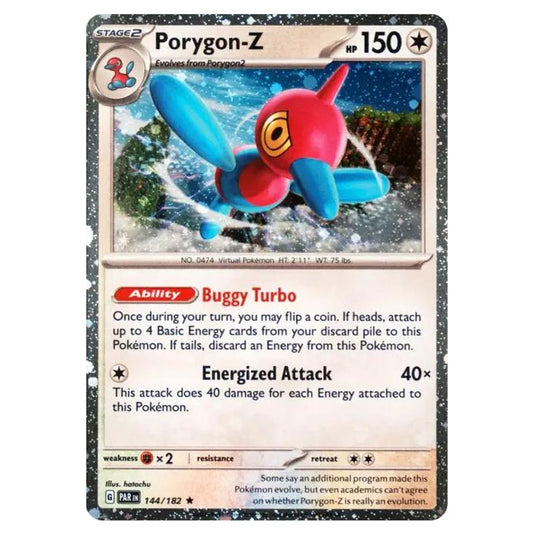 Pokemon - Scarlet & Violet - Paradox Rift - Porygon-Z - 144/182 (Cosmo Holo)