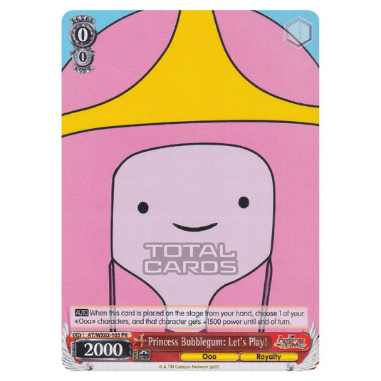 Weiss Schwarz - Adventure Time - Princess Bubblegum: Let's Play! - AT/WX02-103PR - Promo