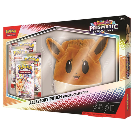 Pokémon TCG: Scarlet & Violet Prismatic Evolutions - Accessory Pouch Special Collection Pokémon TCG: Scarlet & Violet Prismatic Evolutions - Accessory Pouch Special Collection