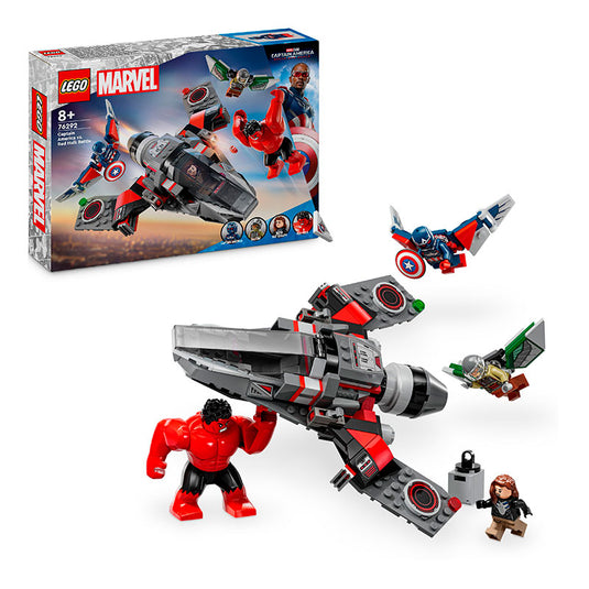 Lego - Super Heroes Marvel - Captain America vs. Red Hulk Battle #76292