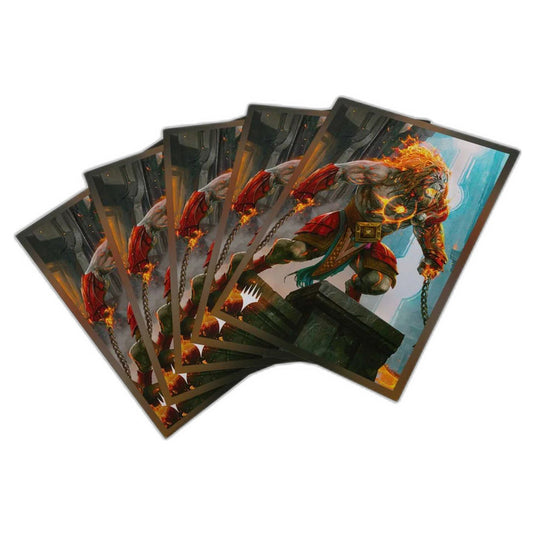 Gamegenic - Magic The Gathering - Reality Fracture - Premium Art Sleeves - Ajani, Path of Vengeance