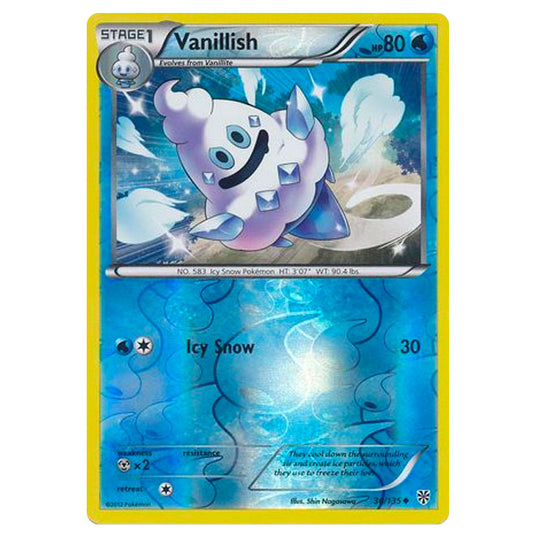 Pokemon - Black & White - Plasma Storm (Reverse Holo) - Vanillish - 36/135