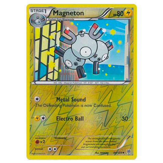 Pokemon - Black & White - Plasma Storm (Reverse Holo) - Magneton - 44/135