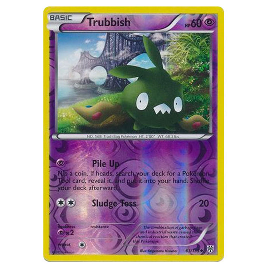 Pokemon - Black & White - Plasma Storm (Reverse Holo) - Trubbish - 63/135